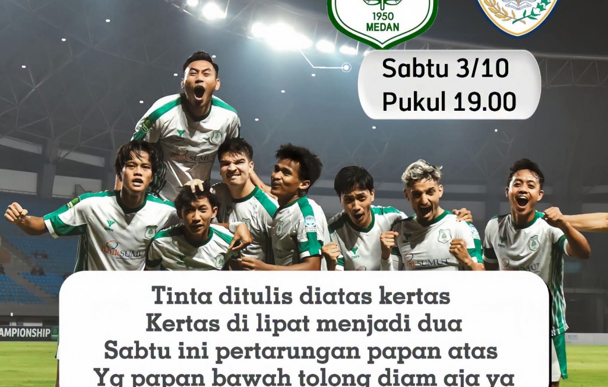 PSMS Medan Hadapi Persikad Depok, Laga Pekan Ini Digelar di Sumatera Utara