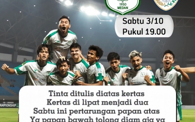 PSMS Medan Hadapi Persikad Depok, Laga Pekan Ini Digelar di Sumatera Utara