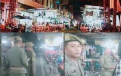 Demi Sejengkal Perut, Pedagang Pagaruyung Bertahan Hadapi Penertiban Satpol PP
