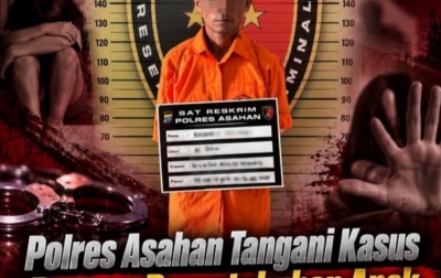 Polres Asahan Tangani Kasus Dugaan Persetubuhan Anak, Ayah Kandung Ditahan